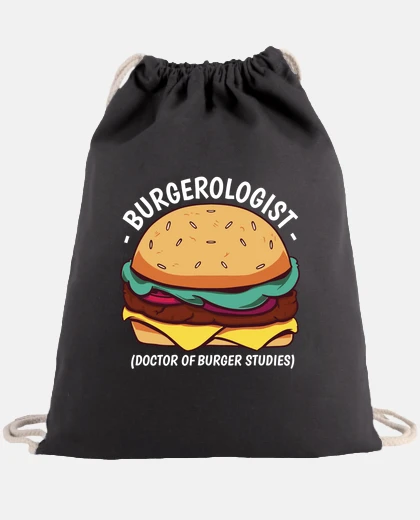 Bag chef specialist doctor burger cook.