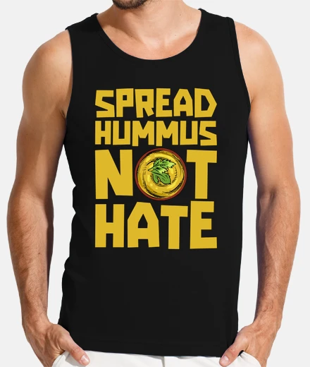 Camiseta chef vegano para untar hummus amante de