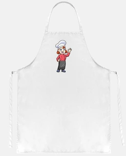 chef con grembiule da cucina