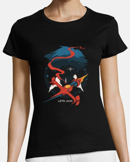 Tee-shirt chemise cowboy rétro espace femmes