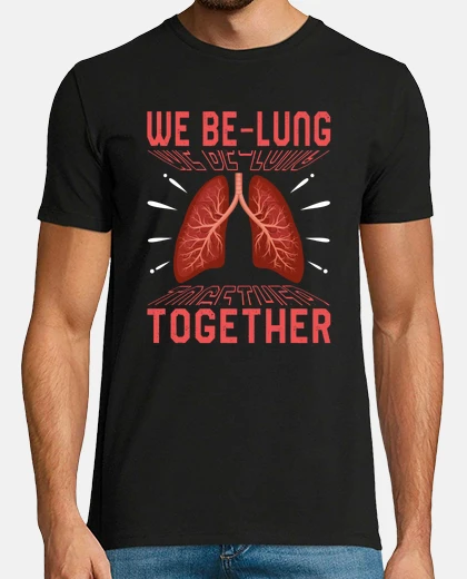 Tee-shirt chemise d&#39;inhalothérapeute nous sommes poumons ensemble rt life valentine tee pneumologue asthme