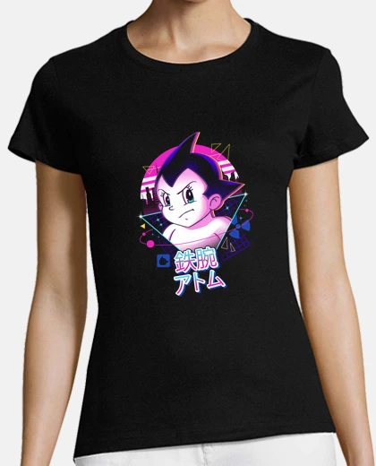 Tee-shirt chemise d'atome puissant lofi femme