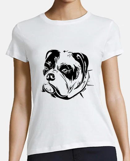 Tee-shirt chemise de chien bulldog chien anglais