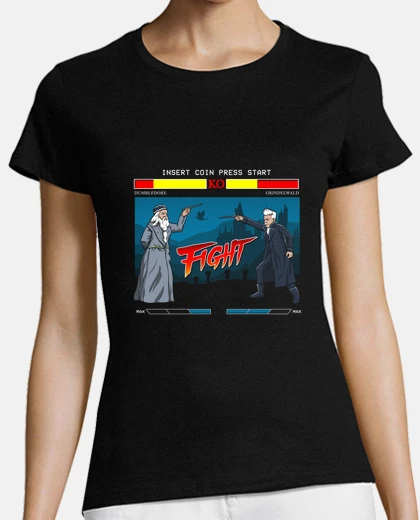 Tee-shirt chemise de combat sorcière arcade femme