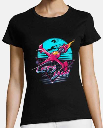 Tee-shirt chemise de cowboy de l'espace rad femmes