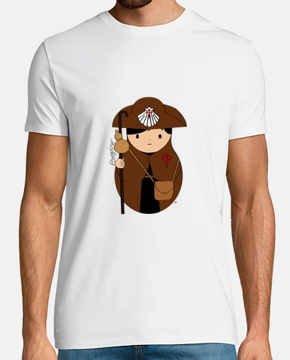Tee-shirt chemise de pèlerin. homme