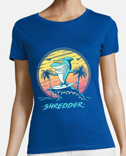 Tee-shirt chemise d&eacute;chiqueteuse femme