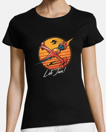 Tee-shirt chemise d'espadon rétro femmes