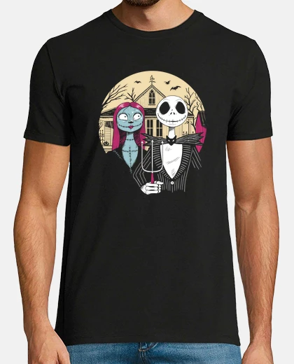 Tee-shirt chemise gothique cauchemar hommes
