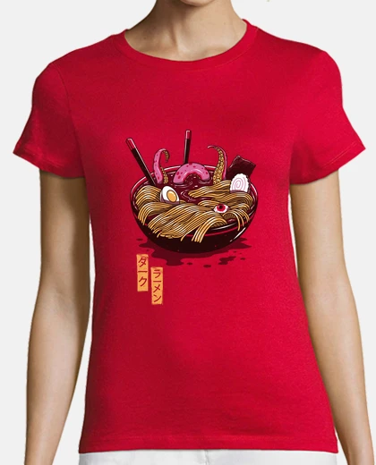 Tee-shirt chemise ramen sombre femmes