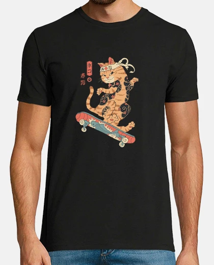 Tee-shirt chemise skatana homme
