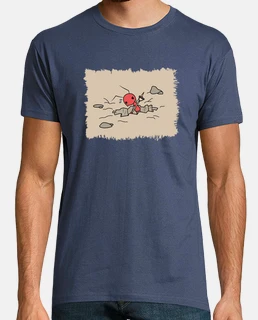 chemise de fourmi creusant imprimé brun sans lettres