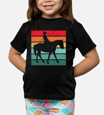 Tee shirt equitation discount fille