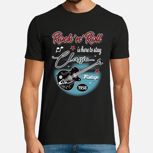 chemise rocker vintage des années 50 rockabilly