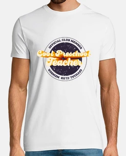 chemise vintage pour hommes cool d’enseignant préscolaire, cadeau d’enseignant