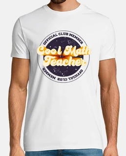 chemise vintage pour hommes de professeur de mathématiques cool , cadeau de professeur