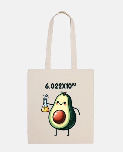 Bag chemist lawyer number of avogadro student handbag practical tote
