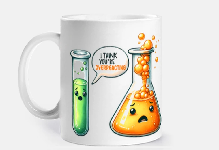 Cup chemistry lab experiment mug customizable coffee tea mate