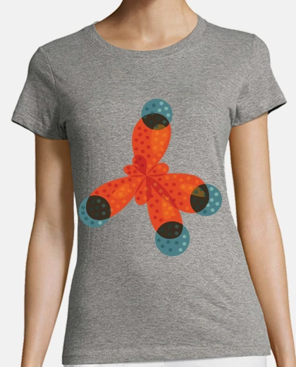 Playera Chemistry Love Orange Methane Molecule