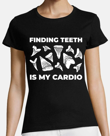 Tee-shirt chercheur de dents fossilisées cardio