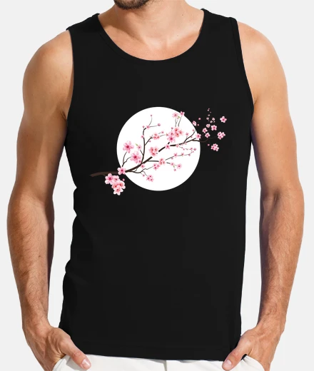 T-shirt cherry blossoms spring japan nature