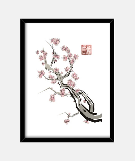 Cuadro Cherry Sumi