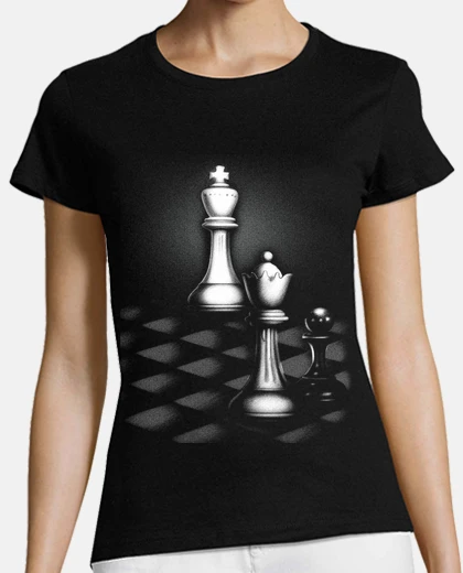 Playera chess game chessboard wooden pieces