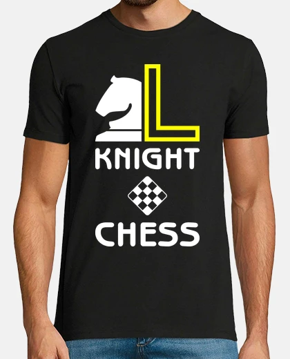 T-shirt chess horse - l - 1