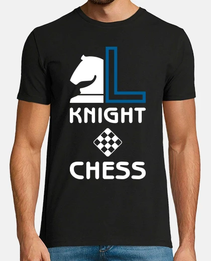 T-shirt chess horse - l - 3