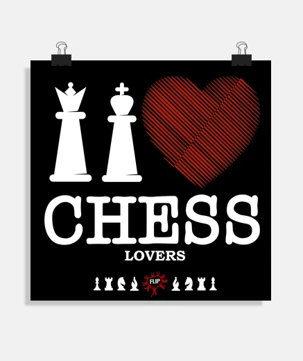 Poster chess lovers