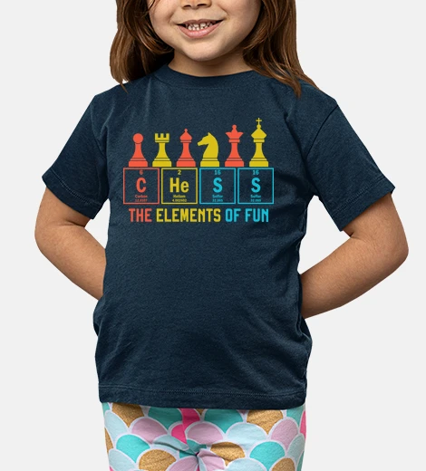 Abbigliamento Chess Periodic Table Checkmate