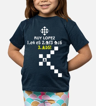 Chess - ruy lopez opening t-shirt