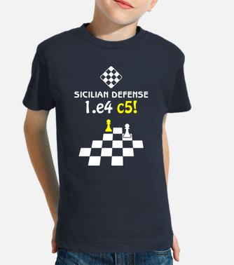 Chess - sicilian defense t-shirt