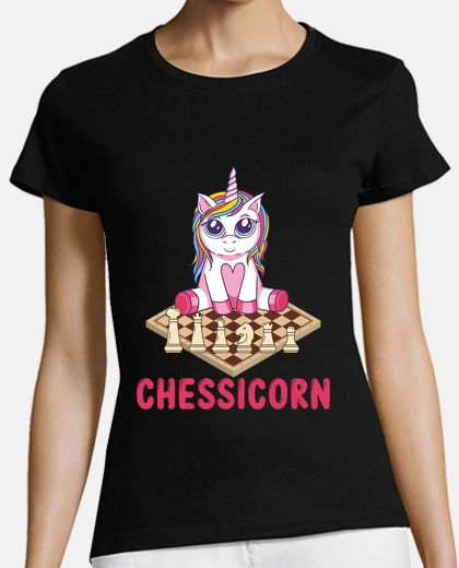 Tee-shirt chessicorn checkmate joueur de licorne