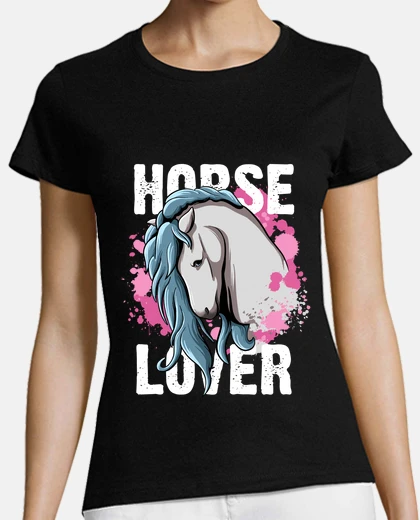 Tee-shirt cheval love r fille équitation femmes