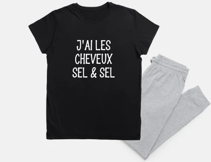 cheveux sel et sel