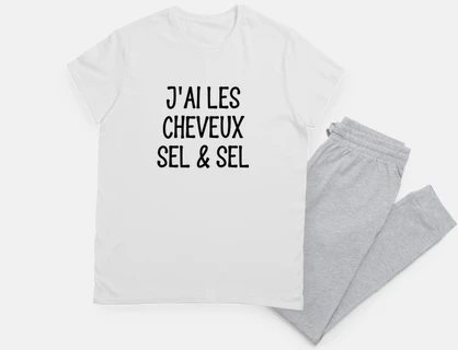 cheveux sel et sel