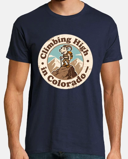 Tee-shirt chèvre de montagne du Colorado vintage