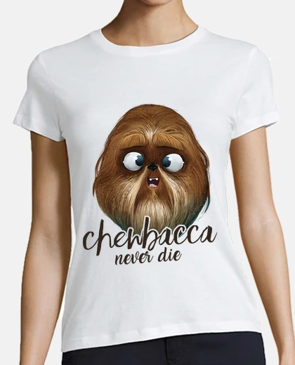 Tee-shirt chewbacca jamais die - baseball femme