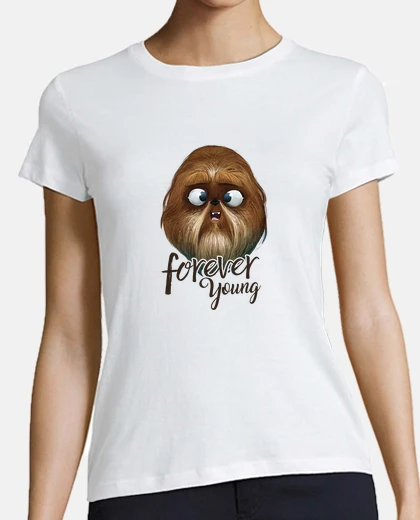 Tee-shirt chewbacca toujours jeune - femme