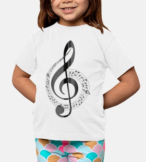 Abbigliamento chiave di violino pentagramma melo gior