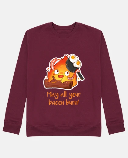 Felpa chibi calcifer - studio ghibli