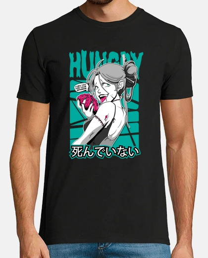 Playera chica anime japon ecchi zombie girl shirt hentai waifu