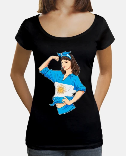 Camiseta chica argentina irrompible i herencia