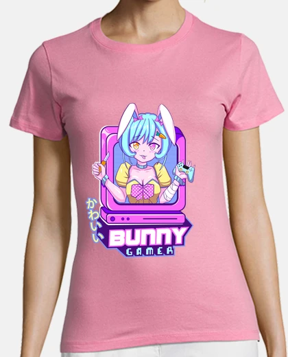 Playera Chica conejo estetica menhera chan