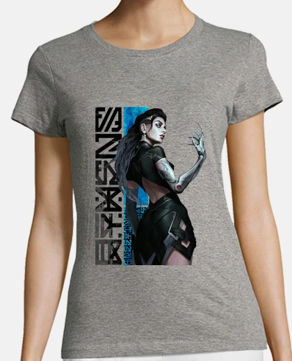 Playera Chica Cyborg Japonesa Urbano Moderno