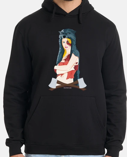 Sudadera Chica Lobo
