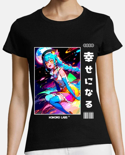 Camiseta Chica Mágica Anime - Anime Mahou Shoujo