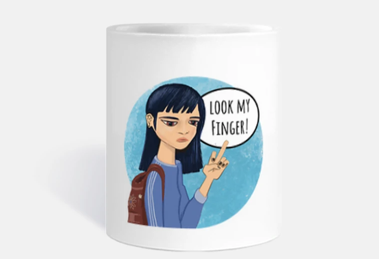 Taza chica rebelde