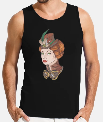 Camiseta chica steampunk